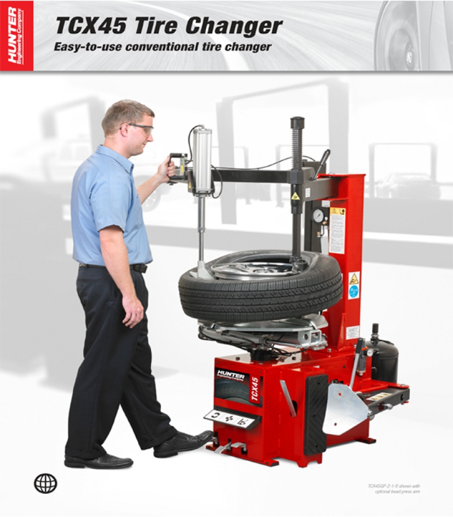 Hunter TCX45 Tyre Changer | Pro-Align